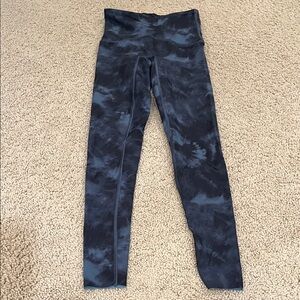 SPANX Black Tie-Dye Booty Boost Leggings